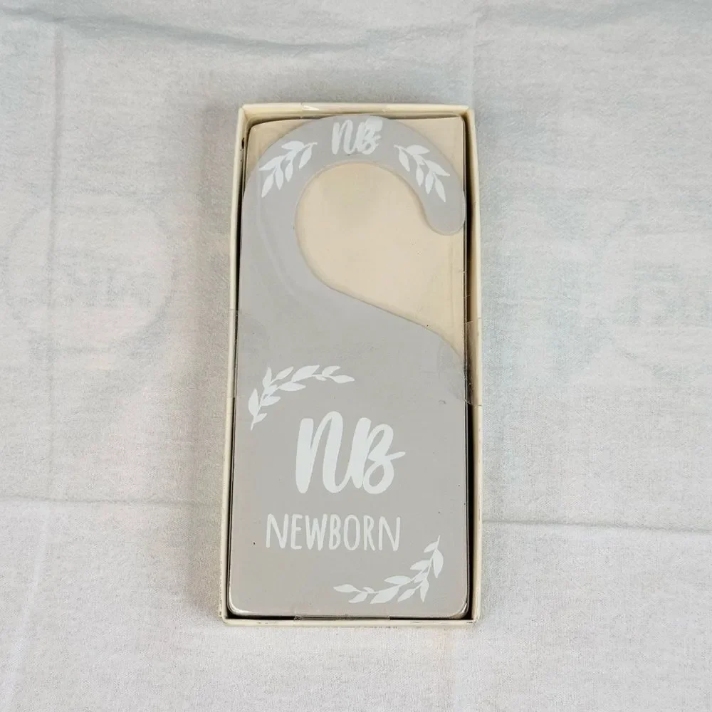 Gray Baby Closet Organizer Tags, NWT